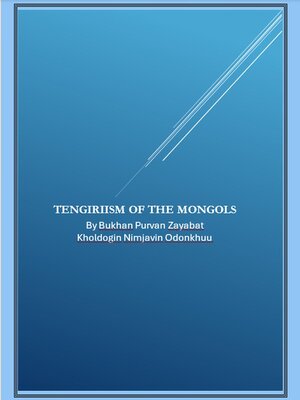 cover image of Tengiriism of the Mongols